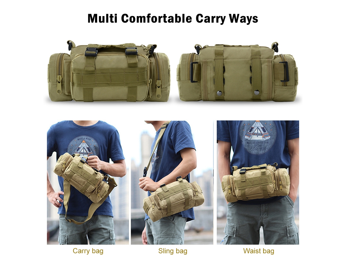 Bolsa Multifuncional Mali para Cinto, Mochila e Pescaria