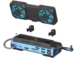 Estação de Acoplamento Type c 10 em 1 para Steam Deckrog Ally/switch M.2 Pcie Nvme Hard Disk Box, Hub SFUSHOS