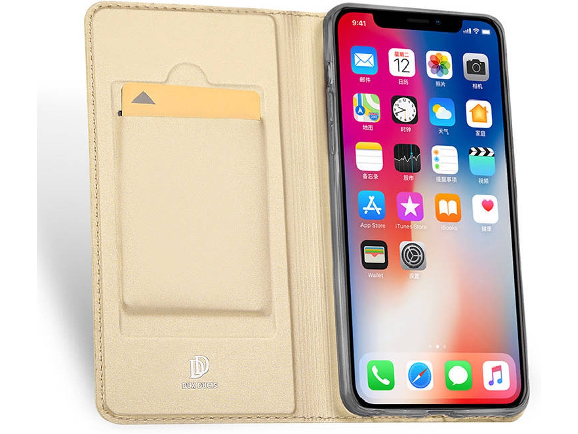 Capa iPhone XS Max WISETONY Dux Ducis-384 Dourado