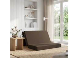 Vidaxl Sofá Cama Dobrável 160 X 67 X 45 Cm Cinzento-acastanhado