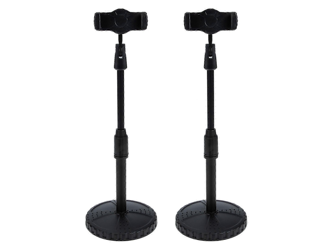Suporte De Celular Dobrável De Escritório 27x13cm Kit 2 Plástico Resistente Multi-função