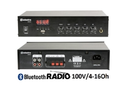 Ampflicador Com Usb/Fm E Bluetooth 100V/4-16Ohm