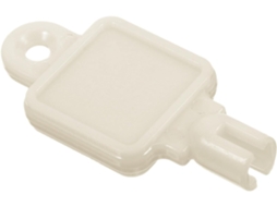 Chave Dispensadora De Papel Higiênico Reutilizável E Compatível Em Plástico Bege, Esteticamente Agradável, Adequada Para
