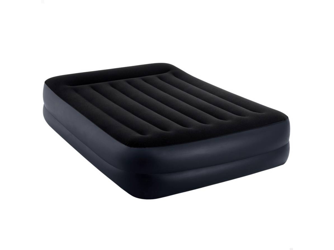 Colchão Insuflável Duplo INTEX Dura-Beam com Apoio Almofada e Bomba 220-240V (152 x 203 x 42 cm)