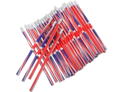 Conjunto de 100 Lápis Madeira Coloridos, com Design Bandeira, Ideais para Crianças e Estudantes, Perfeitos Fes