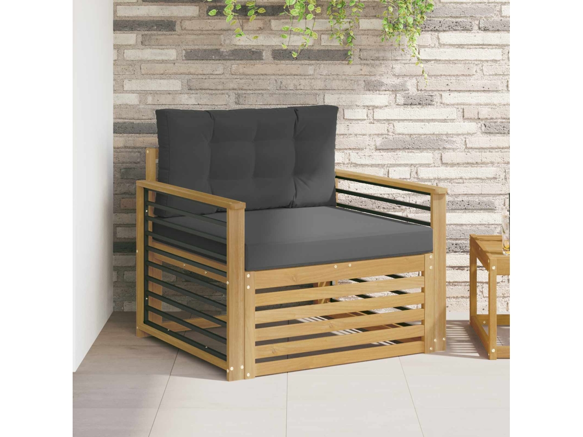 Vidaxl Sofá Exterior Poliéster Branco
