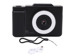 Ccd Camera Vintage 2.8in Ips Screen Hd 1080p 48mp 16x Zoom Digital Home School Student Selfie Camera Black LAXISCREED