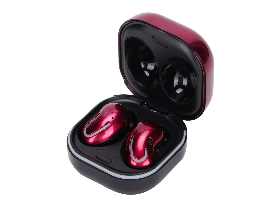 Auriculares Bluetooth 5.3 Resistentes al Sudor y al Agua, Sonido Hifi y Pantalla Led Púrpura (Ipx4) S/MARCA