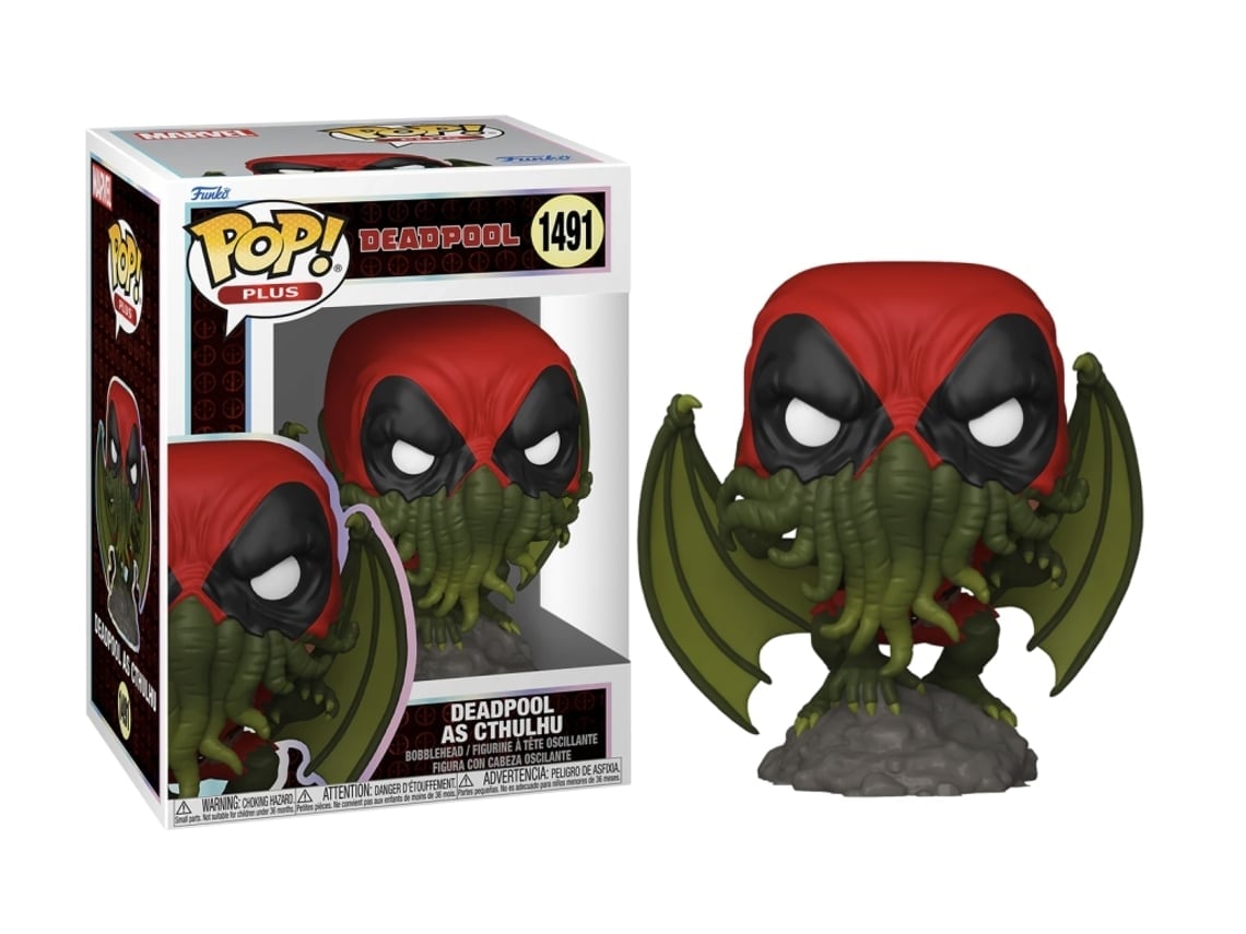 Figura FUNKO Pop! Plus: Deadpool: Deadpool As Cthulhu(Outlet Caixa Aberta - Possível Chase)