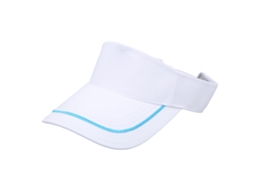 Gorra de visera de sol, sin tapa, ajustable, protección solar, blanca, S/MARCA