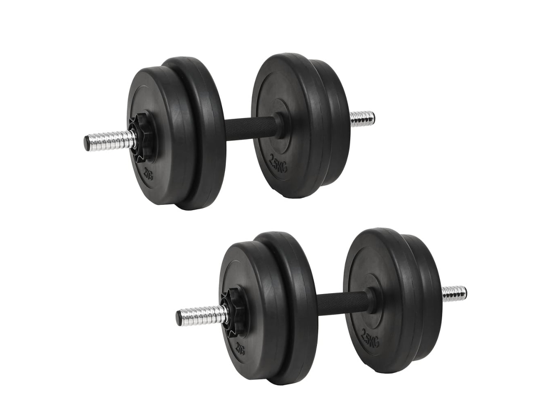 Vidaxl Haltere com Discos 40 Kg