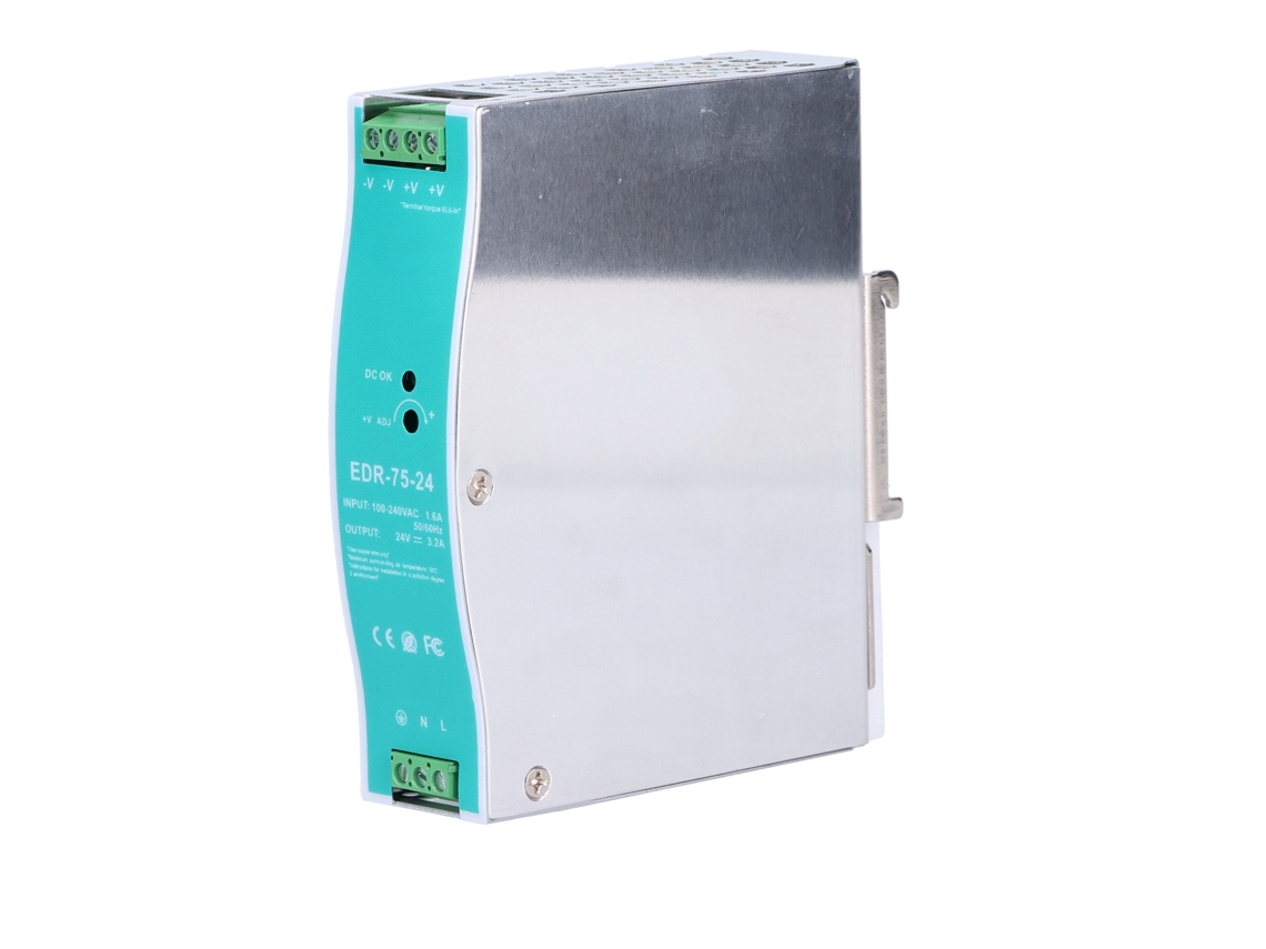 Fonte de Alimentação Dinrail 24v Dc 100‑240v Ac EDR7524