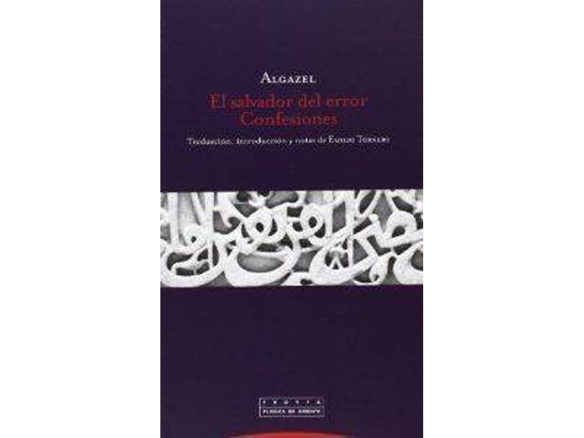 Livro El Salvador Del Error Confesiones de Algazel (Espanhol)