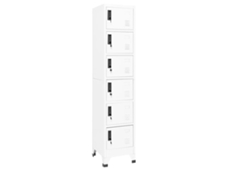 Vidaxl Cacifo 38x40x180 Cm Aço Branco