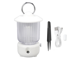 Umidificador Lâmpada Querosene 260ml 5v 1a Dimming Contínuo 2 Modos Spray Luz Noturna Branco