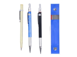 Kit De Lápis Liner Para Carpinteiros - Ferramenta De Marcação Em Carpintaria - Lápis De Liga Com 2 Recargas De Cores