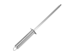 Barra de afiador de facas de aço inox com alça ergonômica, ferramenta de cozinha S/MARCA