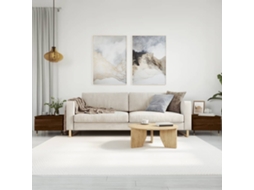 Vidaxl Mesas Centro 2 Pcs 50x46x35 Cm Deriv. Madeira Carvalho Castanho