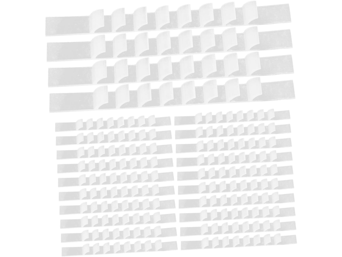 Alipis 100 unidades de fitas adesivas antiderrapantes para armários, sem silicone, para roupas de alta aderência.