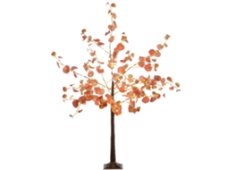 Árvore Com Iluminação PP Cor Laranja e Marrom 21x21x150 cm Homcom