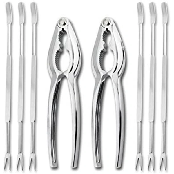 Conjunto De Utensílios Para Frutos Do Mar Com Garfo E Quebra, Quebra