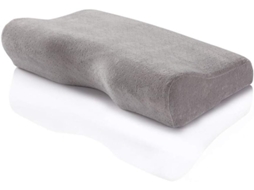 Travesseiro Cervical De Espuma Viscoelástica Eifson Para Pescoço E Ombros, Para Quem Dorme De Lado (cinza Claro)