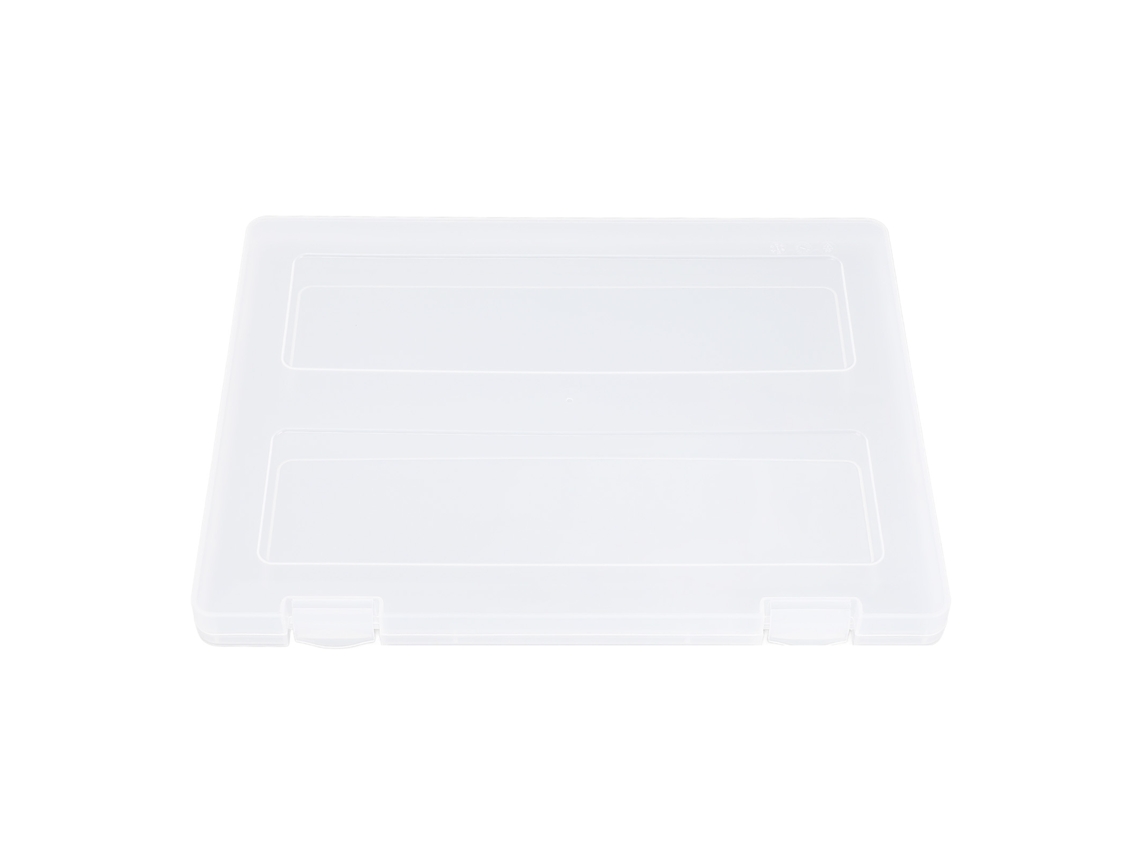 Caja De Armazenamento De Documentos Clara Em Plástico Transparente Com Fechamento De Broche Seguro A4