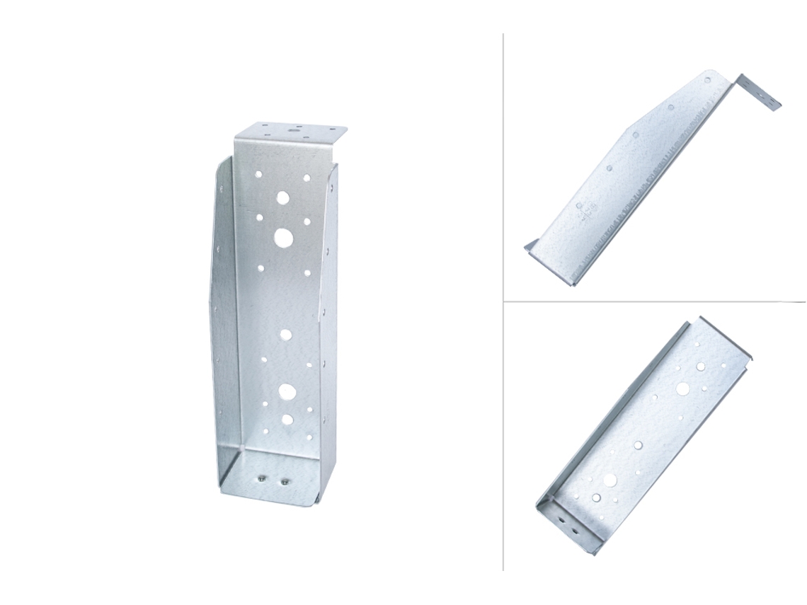 Suporte para Vigas Pesado com Lábio Galvanizado para Vigas de 7 5 X 25 Cm Por Peça WOVAR