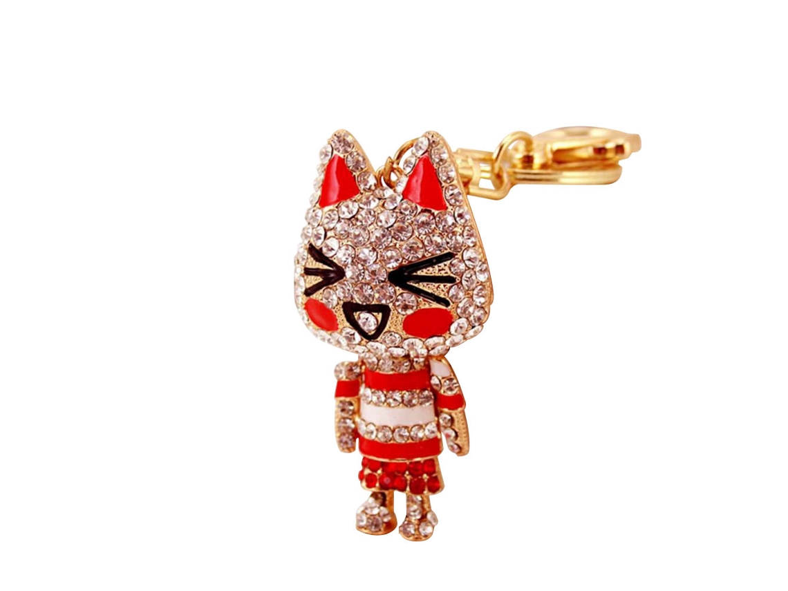 Llavero De Gato Moda Bonito