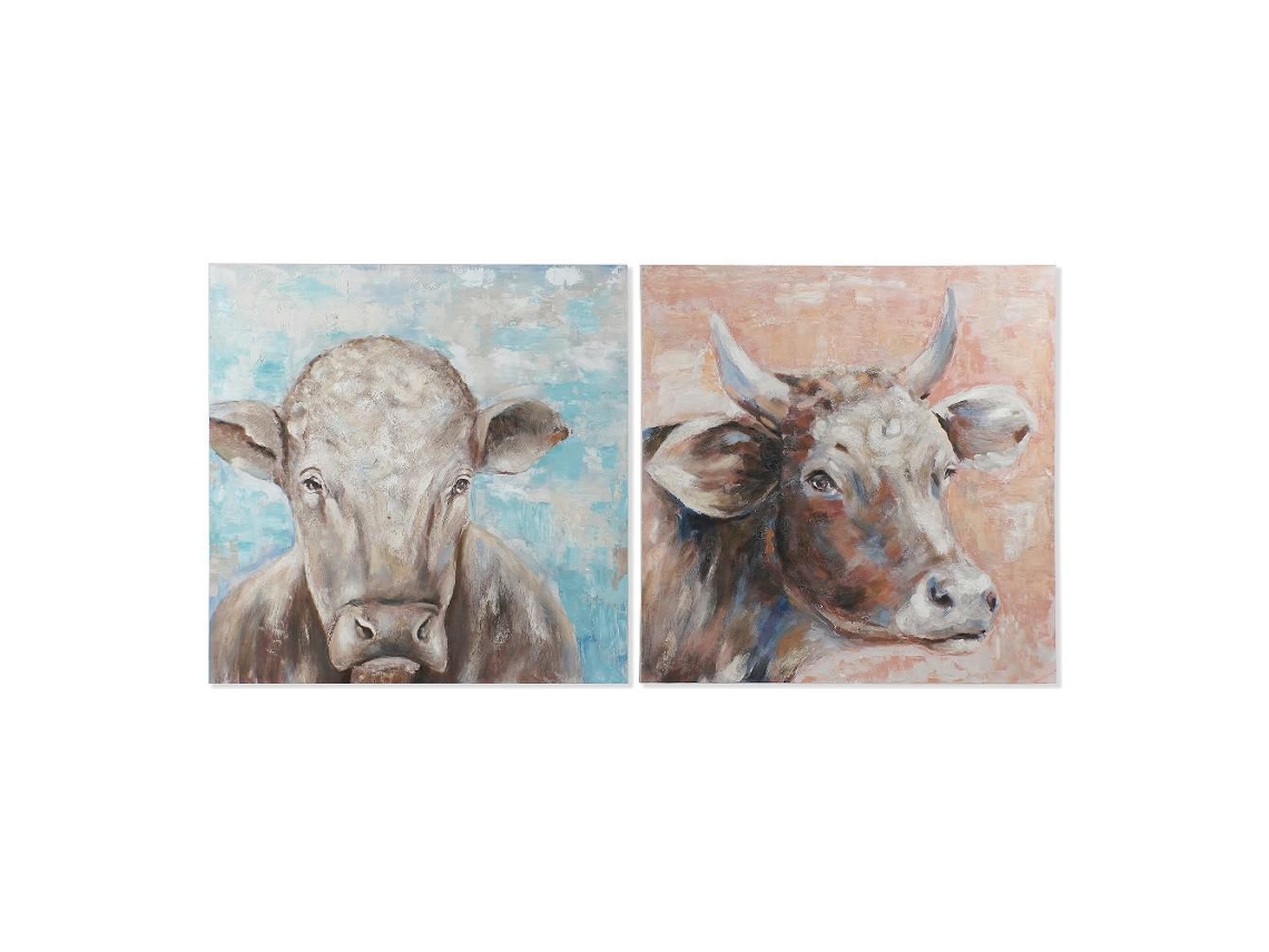 Pintura Dkd Home Decor Caw 100 X 3.5 X 100 Cm