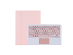 Capa Com Teclado Bluetooth Yuru Para Lenovo Pad Plus 11.52023, Ecrã Sensível, Rosa