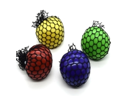 Mali 4pcs Bolas Espremíveis de Malha para Alivio de Estresse Brinquedos para Adultos e Crianças