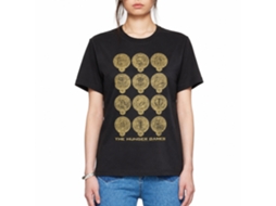 Rockinstone Hunger Games Movie Shine District Logos Black Adult T-shirt Size:s
