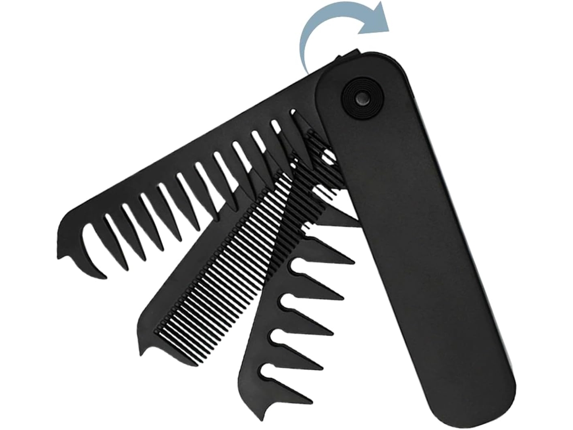 Pente Dobrável Portátil, Escova De Cabelo Dobrável Ideal Para Viagens