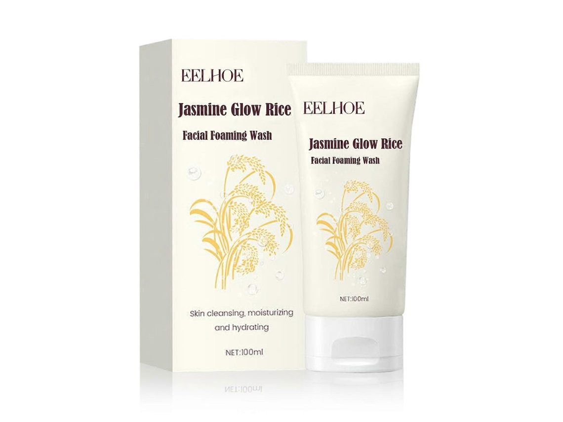 Eelhoe Gel De Limpeza Facial De Jasmim Para Pele Delicada, 3 Unidades, Limpa Suavemente Os Poros E Clareia Manchas Escuras.