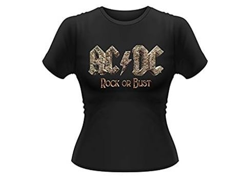 T-Shirt PLASTIC HEAD Ac/Dc - Rock or Bust Preto (Tamanho: M)