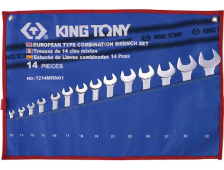 Jogo De Chaves Mistas KING TONY 14 Unidades (1214mrn01)