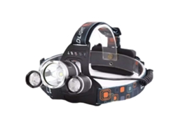 Lanterna de Cabeça Led Recarregável de 30 W, Preta BRILVIBERA