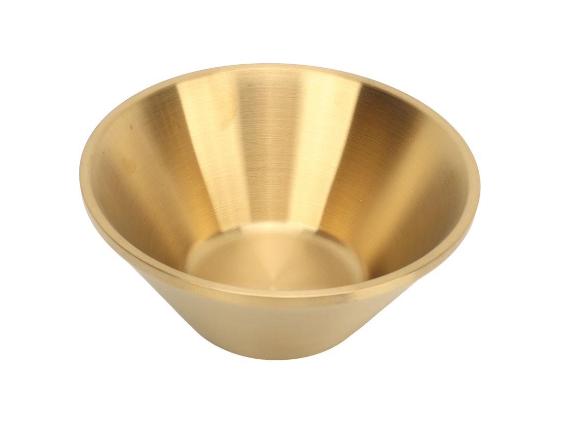 Bacia de Salada Inox Dourada LAXISCREED 16cm