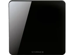 Antena Interior VIVANCO TVA3040 Quadrada (Full HD - Preto)