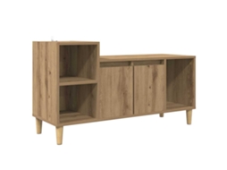 Gabinete para Tv Carvalho Artesanal 100 X 35 X 55 Cm MAISON EXCLUSIVE