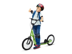 Patinete Infantil A Partir Dos 5 Anos, Pneus Infláveis Com Travão Manual, Uso Urbano