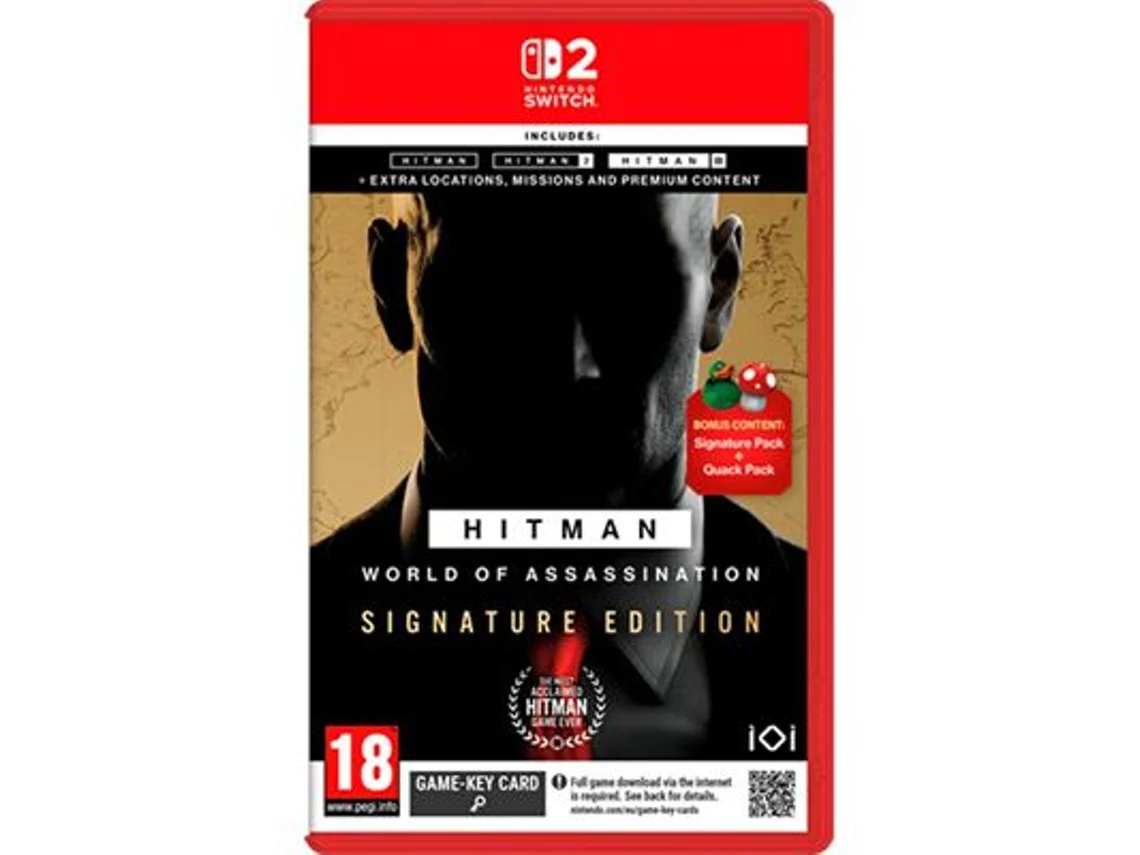 Jogo Nintendo Switch 2 Hitman World Of Assassination Signature Edition