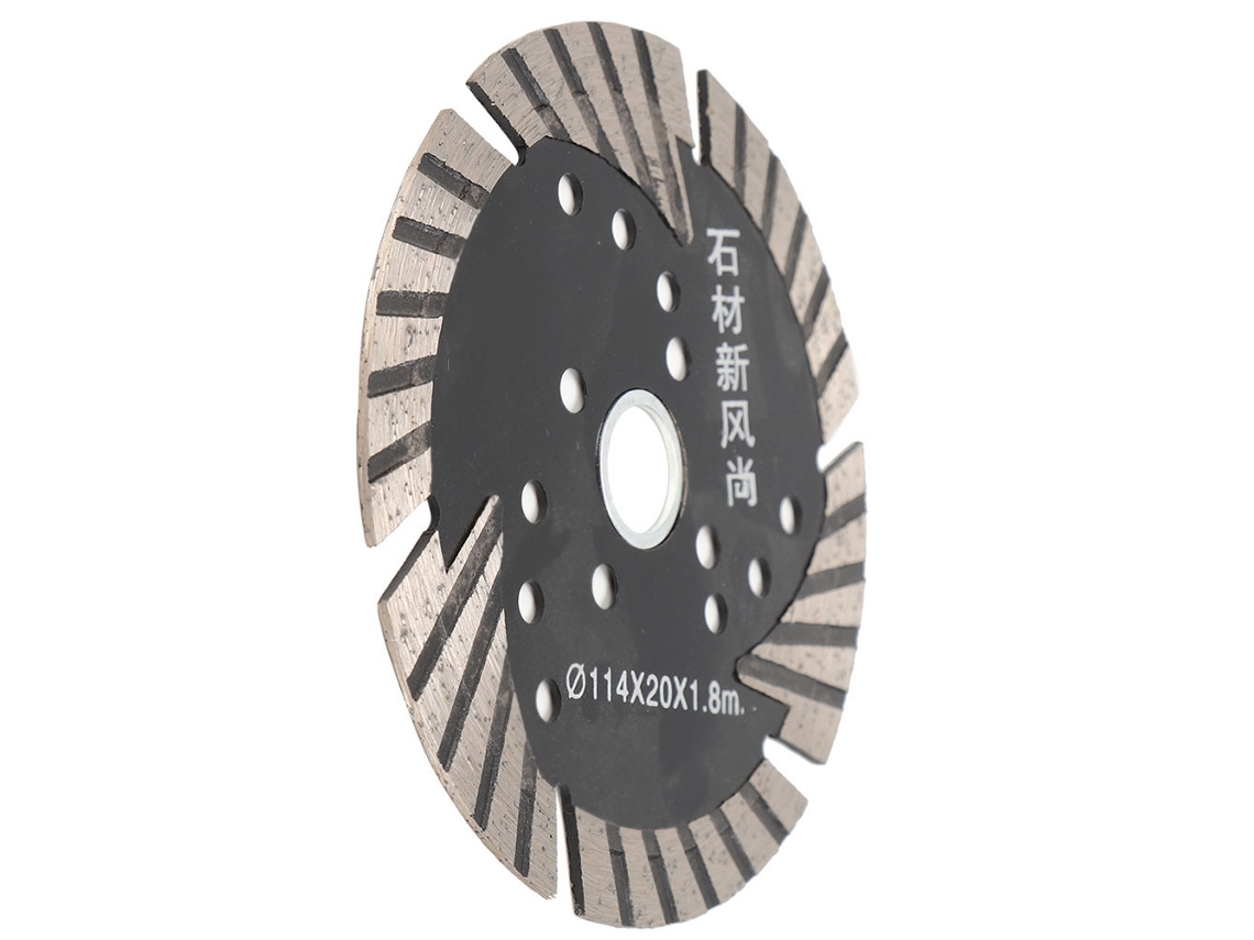 Laxiscreed Serra De Diamante Turbo 114mm Para Corte De Mármore E Granito De Alta Precisão
