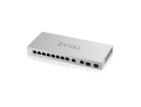 Switch Xgs1010-12-Zz0102F Cinzento Rj45 Ethernet Lan Rj45 X 8 ZYXEL