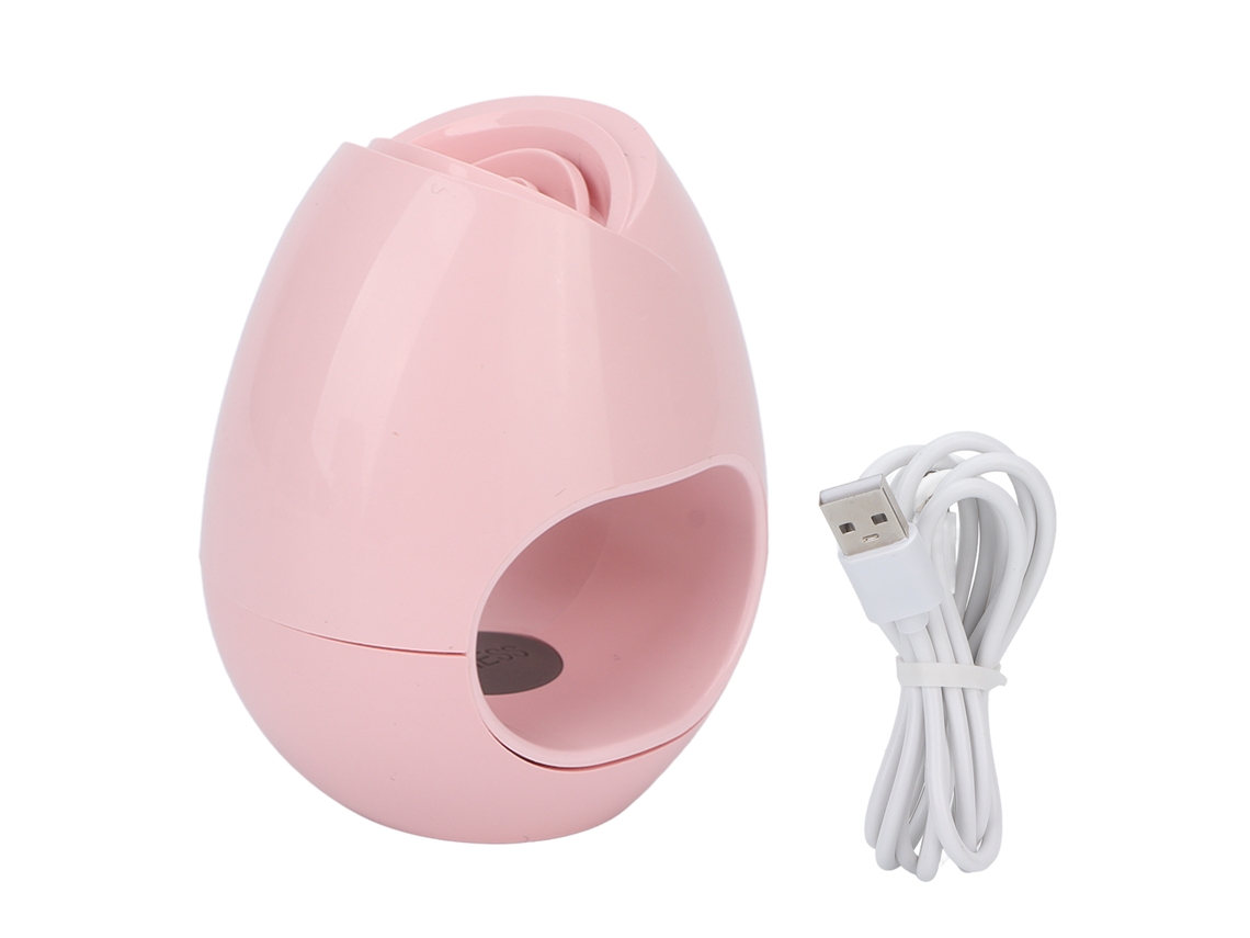 Lâmpada De Unhas Uv Em Forma De Rosa 16w Mini Portátil Usb Secagem Rápida Com 4 Chips Led Para Gel