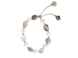 Pulseira, Pérola Cristal, Fofa Nostalgia88