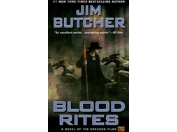 Livro Blood Rites de Jim Butcher (Inglês)