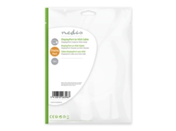 Nedis Ccgp37300Bk10 Adaptador de Cabo de Vídeo 1 M Displayport Vga D-Sub Preto