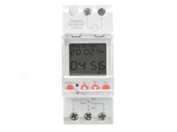 Interruptor Programável Analógico Inteligente Para Casa Com Controle De Energia 85-265v 30a Montagem Din Rail